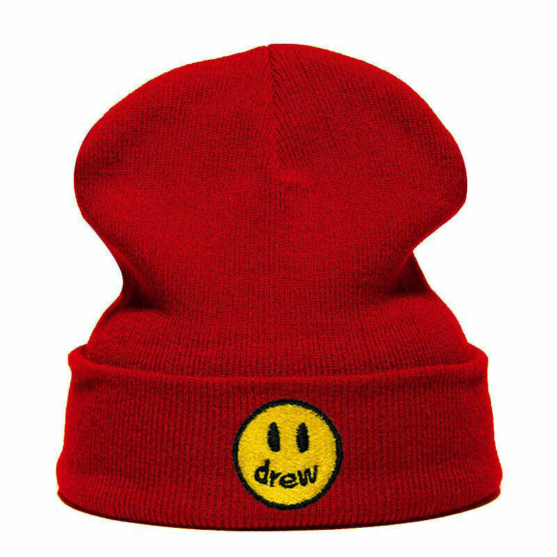 Drew House Beanie Hat Unisex Winter Smiley Face Fashion From Drew House Beanie Hat Unisex Winter Smiley Face Fashion From