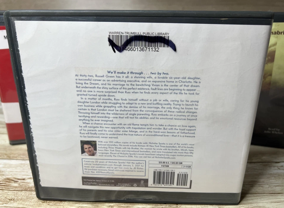 Lot 3 Contemporary/Family Life/Drama Audio Books CDs - Sparks, Nicholls, Pittard - Image 3 of 4