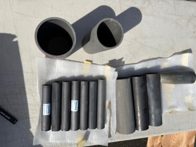 {13} Hexoloy + others  SE & SiC Silcone Carbide - Thermocouple Protection Tubes