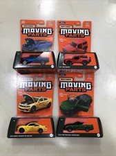 Matchbox Moving Parts Lot Sale 4 Cars Hummer, Ford Bronco, Charger & Mustang New