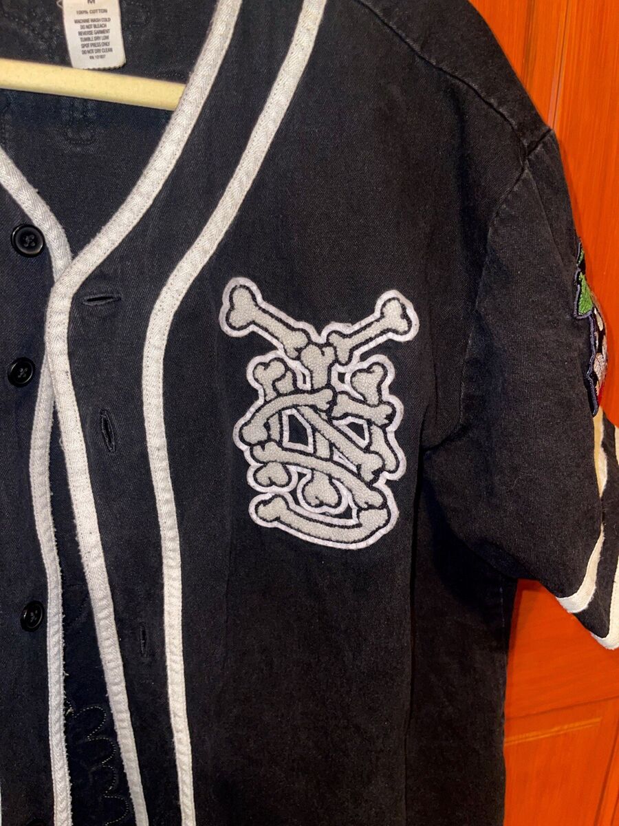 Supreme Patches Denim Baseball Jersey Black Size Medium | eBay Supreme Patches Denim Baseball Jersey Black Size Medium | eBay