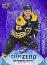 19/20 ICE...KARSON KUHLMAN...SUB ZERO...ROOKIES.../ 999...CARD # SZ-32...BRUINS