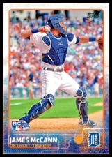 2015 TOPPS #12 JAMES MCCANN ROOKIE CARD DETROIT TIGERS/RC