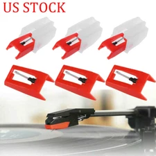 6xDiamond Replacement Vinyl Turntable Cartridge Needles for Crosley Phonograph