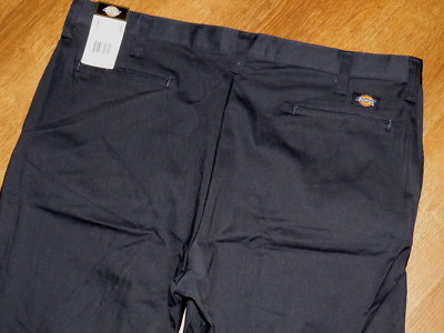 NEW! Men's DICKIES Navy Blue Cotton Blend Straight Leg Work Pants 42 X 32 NWT!