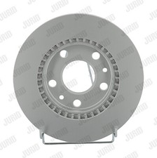 Image of 2x 562658JC JURID BRAKE DISC FRONT AXLE FOR DACIA RENAULT