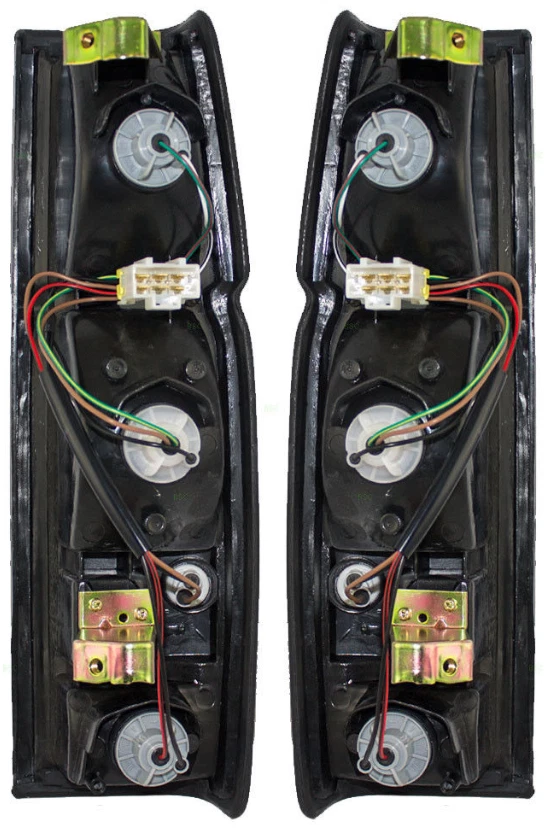 Juego de luces traseras izquierda y derecha DEPO para carrocería dura 1986-1997 D21 NI2800103 NI2801103 Foto 2 de 3