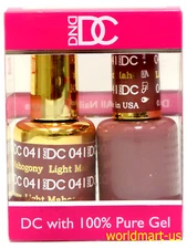 DND DC Duo Gel Color Matching Polish 18ml-0.6fl.oz Color DC041- LIGHT MAHOGANY