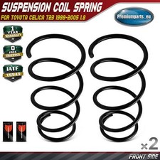 2x Coil Springs Front Side Suspension for Toyota Celica T23 1999-2005 1.8 RF2562