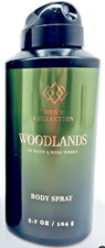 BATH  BODY WORKS MEN'S COLLECTION WOODLANDS BODY SPRAY MIST 3.7 oz NEW