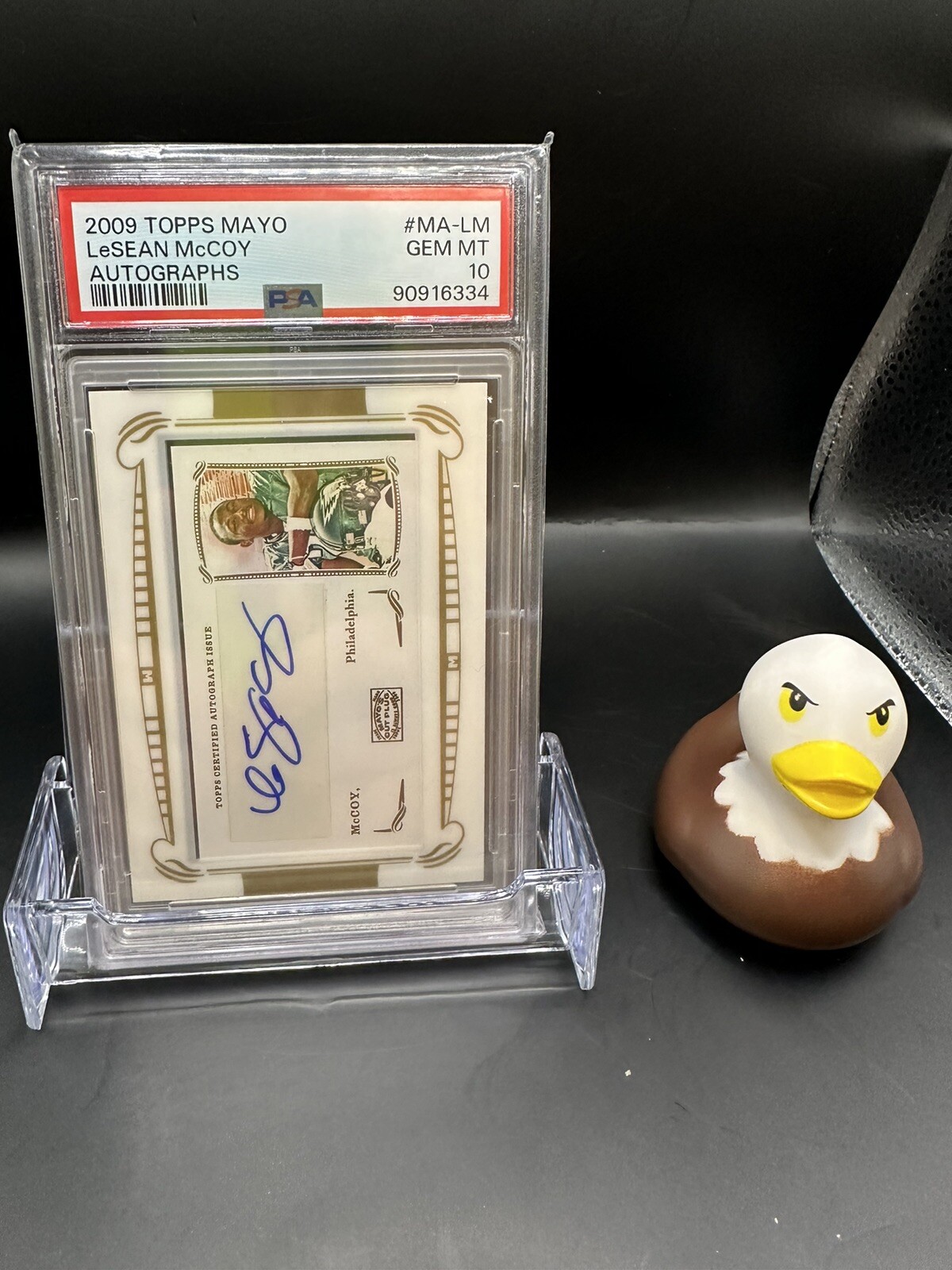 LeSean McCoy Topps Platinum Autographed Patches #LM Base