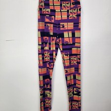 LuLaRoe Tween 2 Pack Halloween 4th Of July Fireworks Bats Ghost Leggings NWOT