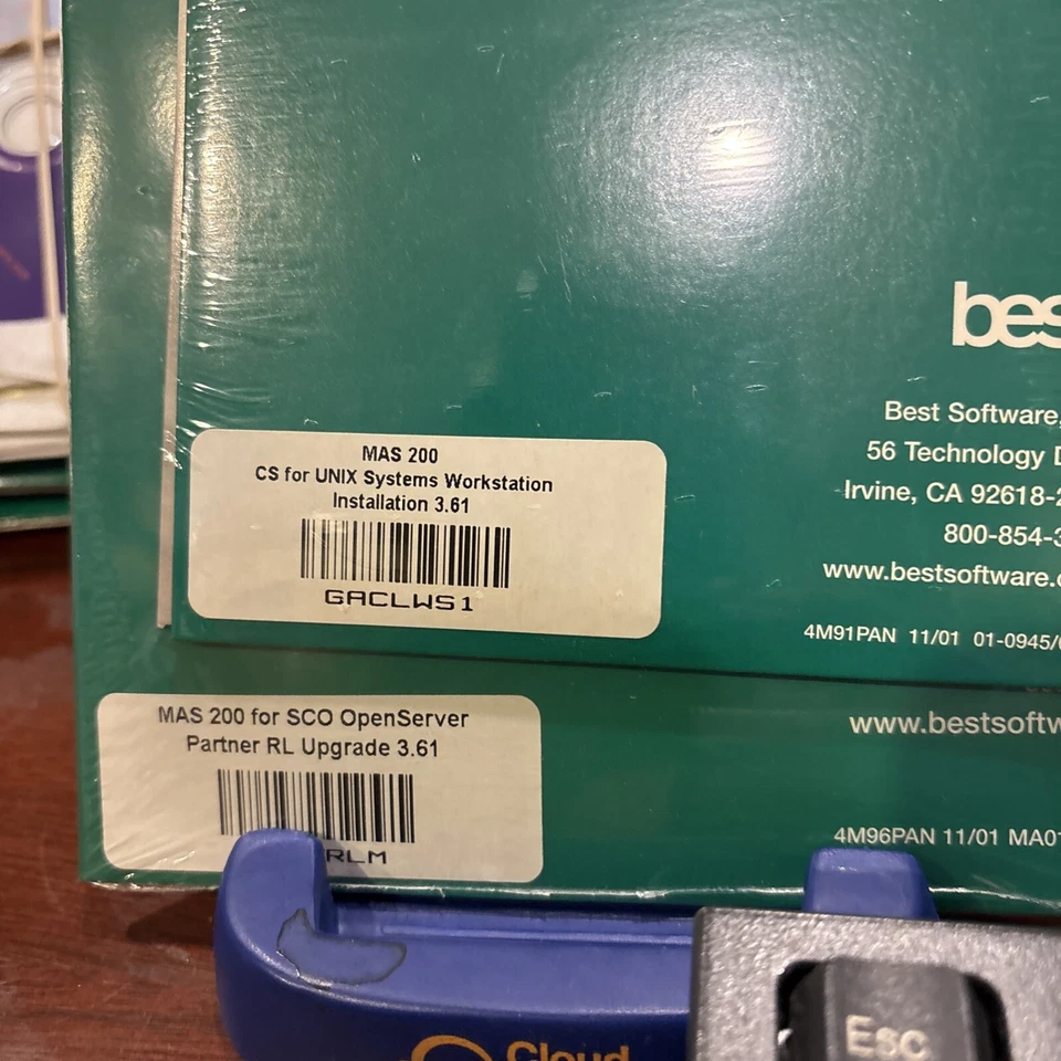 NUEVO MAS 200 LIBRARY MASTER RL 3.61 PARA SCO UNIX, IBM RS/6000 AIX, WKS, UPG Foto 2 de 4