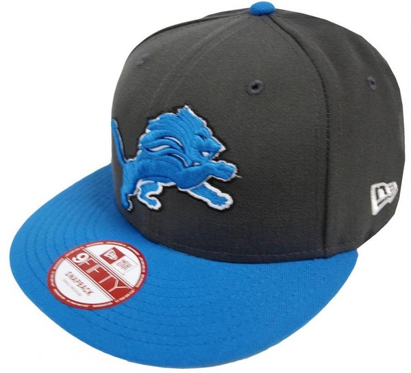 New Era Nfl Detroit Lions Graphite Snapback Cap S M 9Fifty Limited Edition-image
