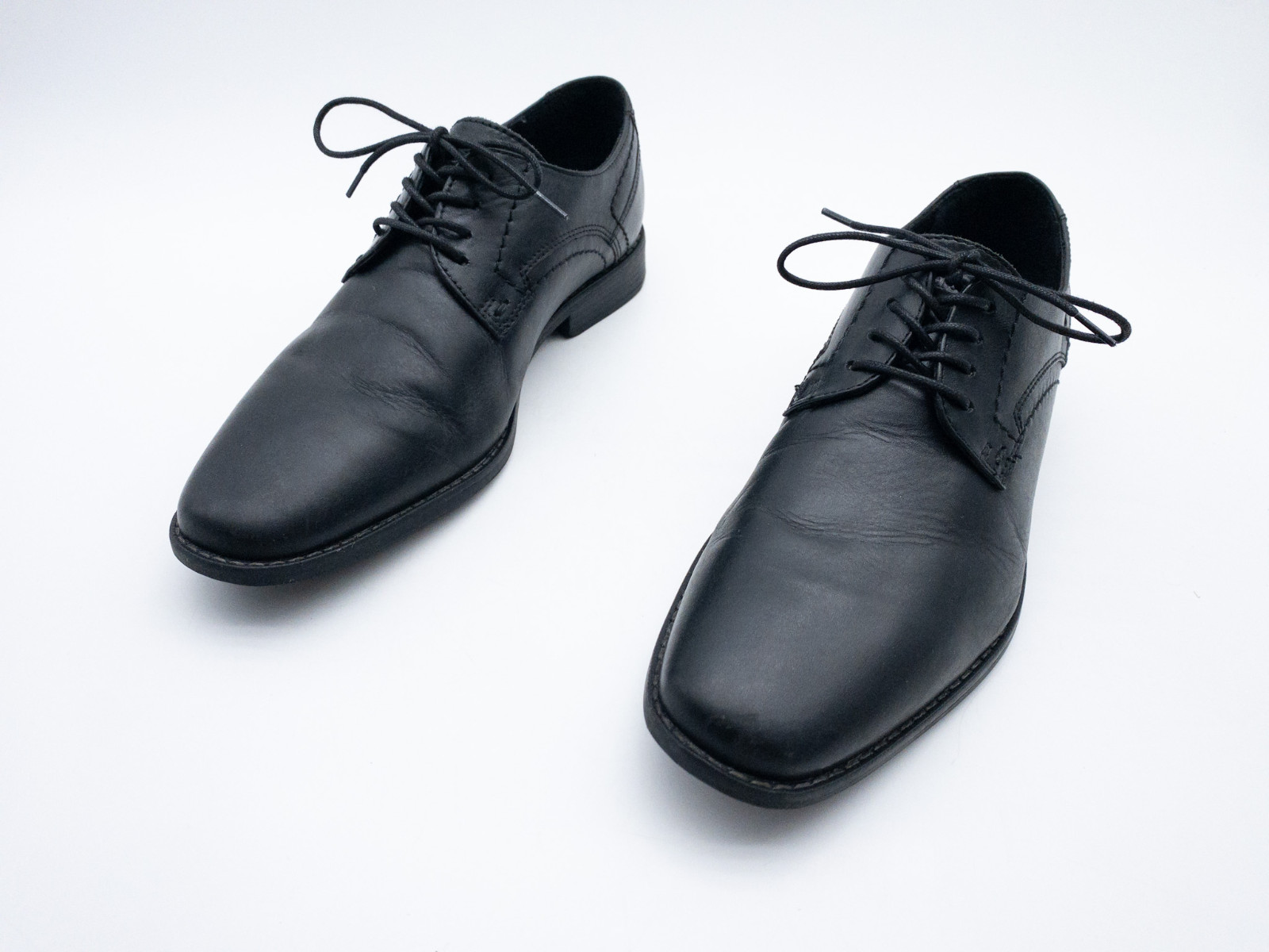 MERCEDES Zapato De Negocios Para Hombre Elegante Negro Talla 41 EU Art 32358-98