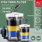 Aquarium External Canister Filter Aqua Fish Water Tank Sponge Pond AU