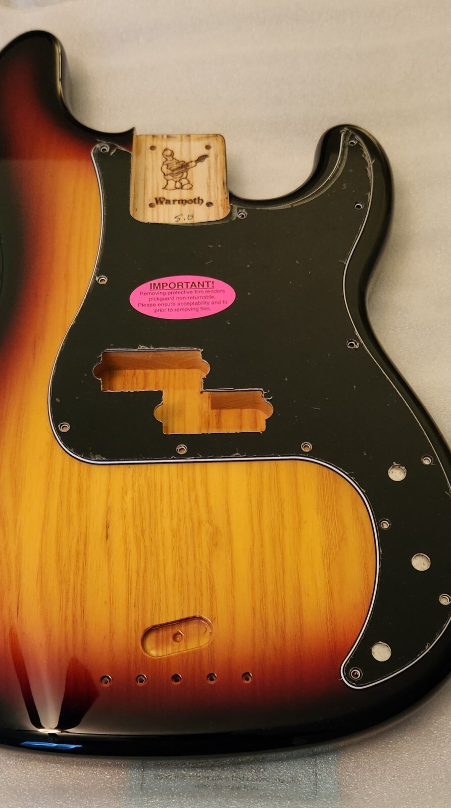 Warmoth Sunburst Precision Bass Guitar Body eBay