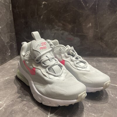 Nike Air Max 270 React Grau Kinder Größe Uk 5 Gebraucht CZ7105-001