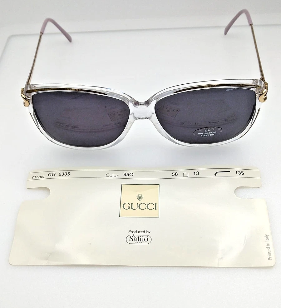 Gucci Clear Sunglasses for Women for sale | eBay