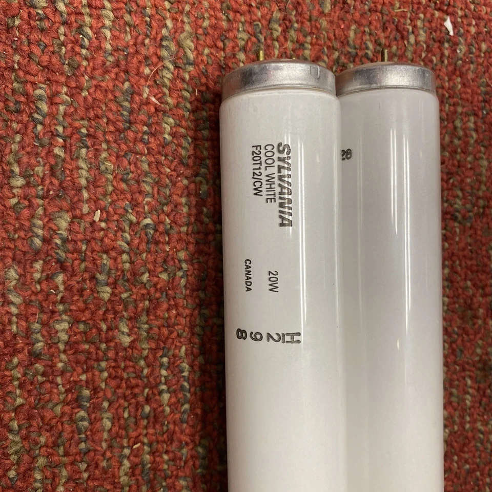 2x GE F20T12 Bulbs 24" T12 Linear Fluorescent Tube Light Bulb K28383 20w - Image 2 of 3