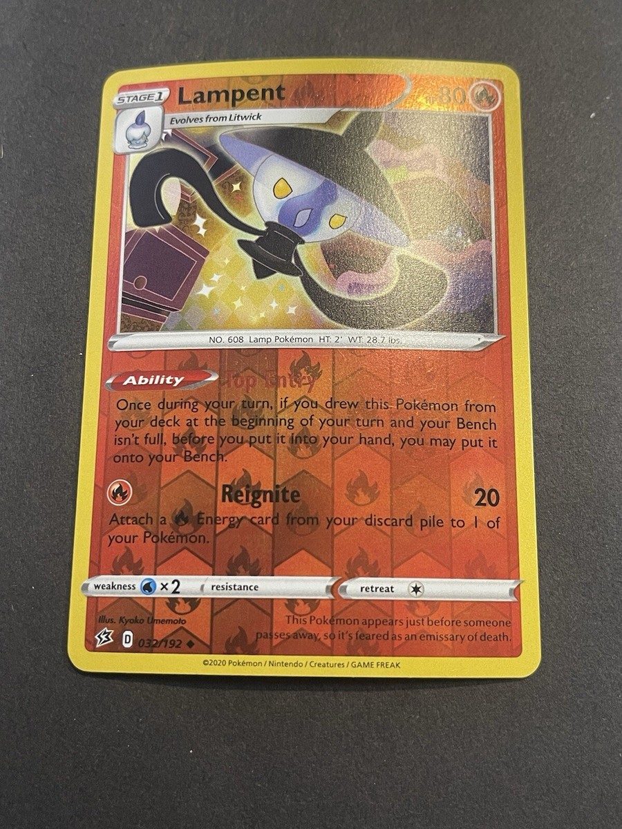 ポケモンカード M05S ランタン Pokemon Card - Rebel Clash 032/192 - LAMPENT (REVERSE holo-foil