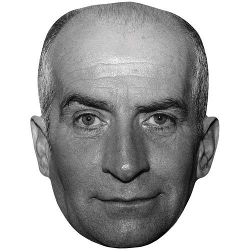 Salvador Dali (BW) Big Head. Masque plus grand que nature
