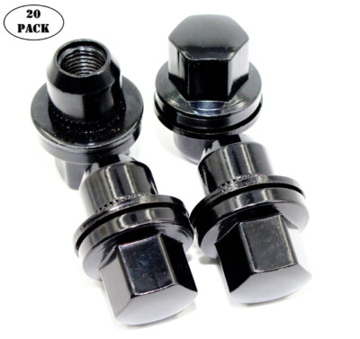 20 14x1.5 Black OEM Replacement Lug Nuts Land Range Rover HSE Sport Supercharged