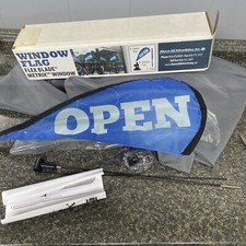 Business Window Flag OPEN Sign. UV  Weather Proof - MSRP 62.