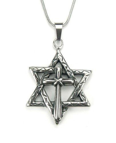 David Necklace Jewish Christian Gift 