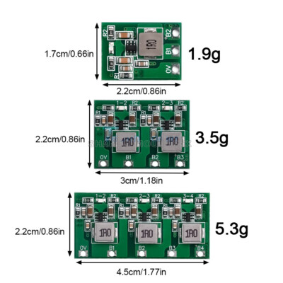 2S 3S 4S 1.3A Active Equalizer Li-ion /Lifepo4 Battery Active Balancer Board