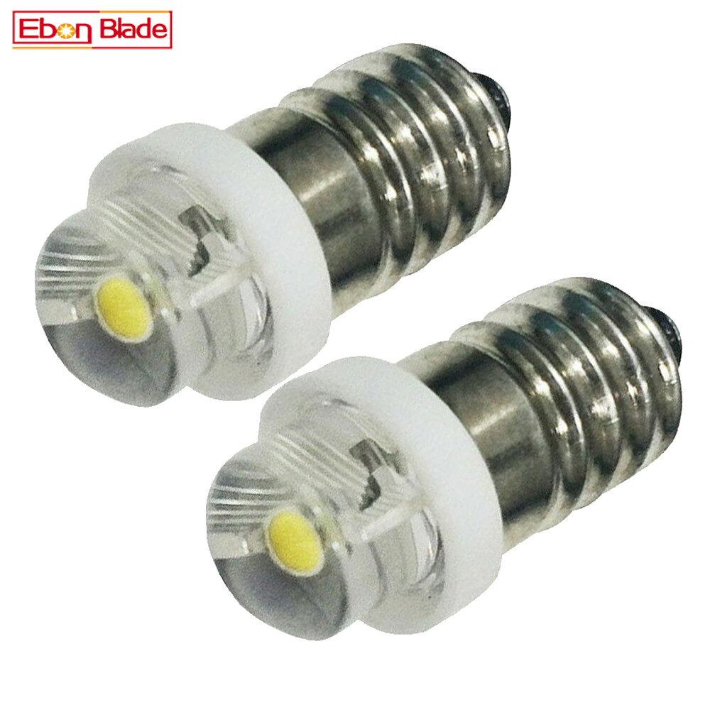 Ruiandsion 4pcs E10 LED Bulbs 3V 6000K White LED Bulbs For Torchlight Flashlight Torch Light,Non-Polarity - Foto 10