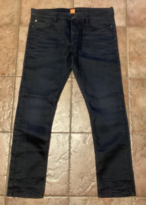 BOSS Orange 71 Slim Fit Jeans Hose Gr. 38 L32 grau
