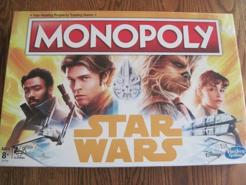 Disney Hasbro Star Wars Monopoly HAN SOLO EDITION Board Game BRAND NEW SEALED
