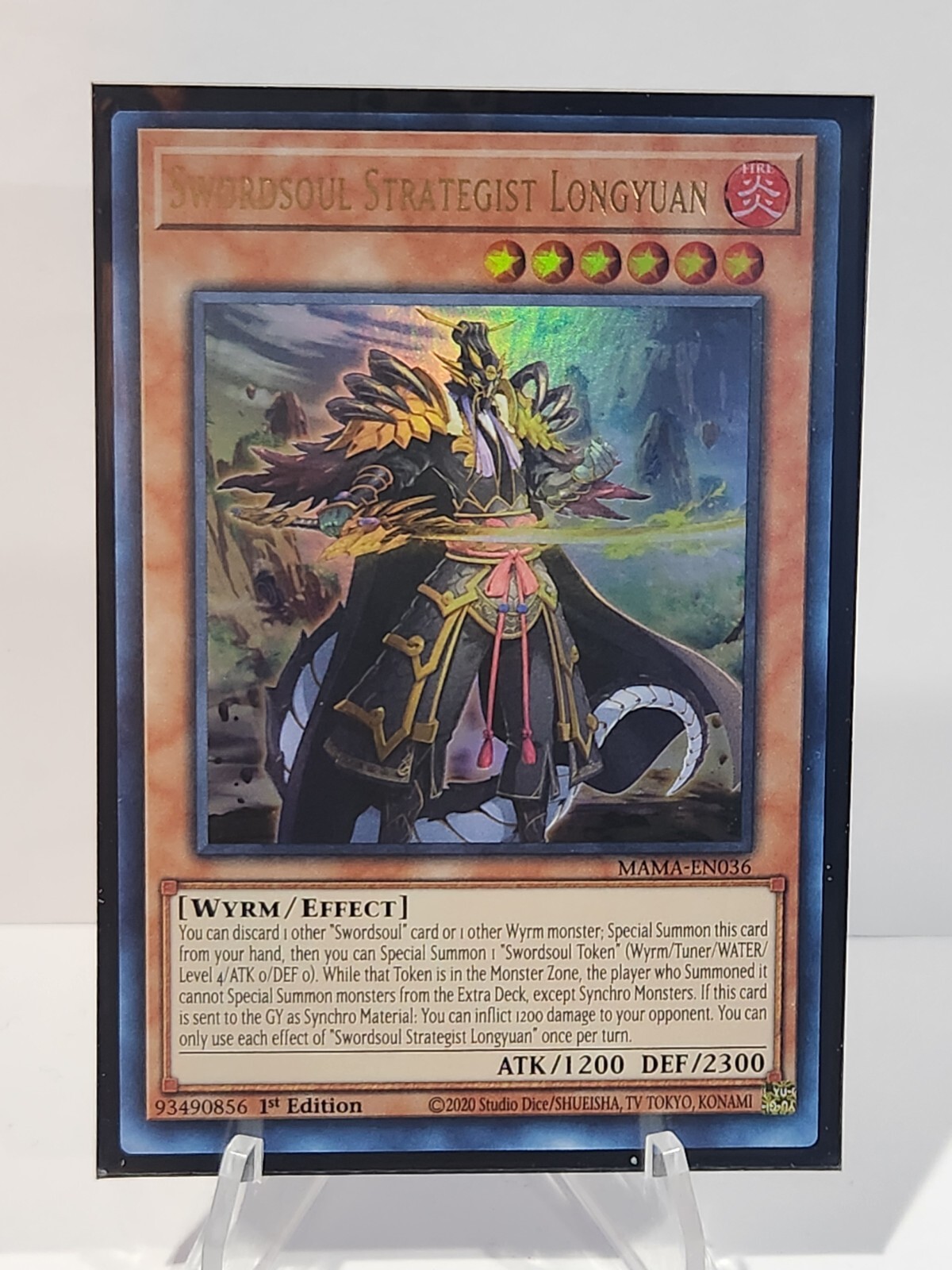Swordsoul Strategist Longyuan 1st Edition MAMA-EN036 Ultra Rare