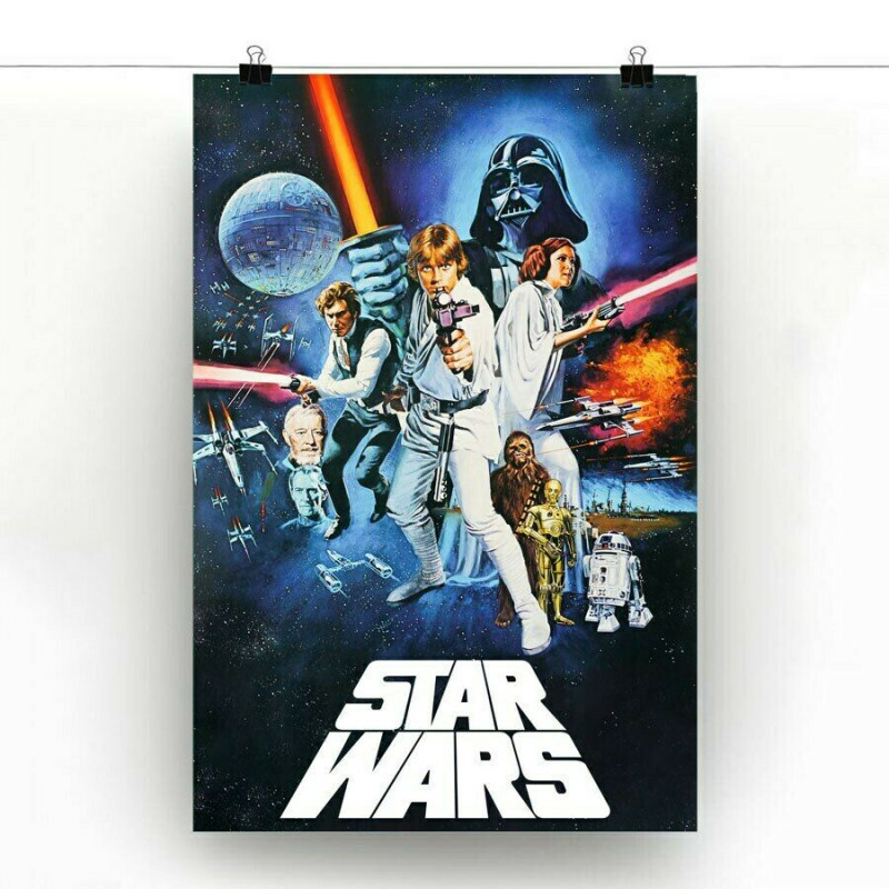 Toile Star Wars 50x75 cm décoration murale de science-fiction