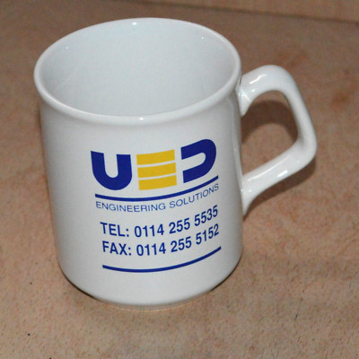UED Engineering Solutions Tee Kaffee Werbebecher Tams