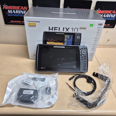 Humminbird Helix 10 Chirp Mega Di Gps G4N, No Transducer 411410-1CHO