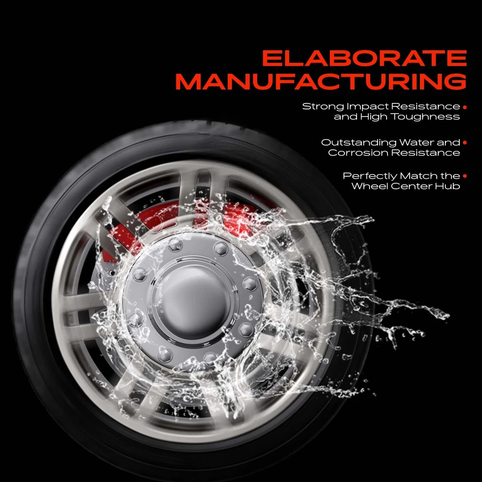 Tapa central rueda delantera o trasera para Ford F-350 F-250 F-450 Super Duty 2004-2016 Foto 4 de 4