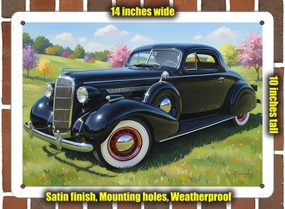 Metal Sign - 1936 Buick 1 Oil Painting - 14x10