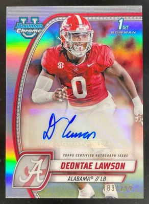 2024 Bowman Chrome University Chrome Prospect #PA-DLW Deontae Lawson Auto /299