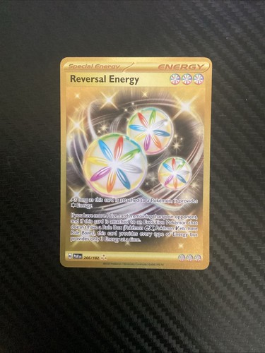 Reversal Energy 266/182 - Paradox Rift- Ultra Rare Full Art Pokemon Card NM