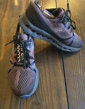 On Cloud Cloudsurfer Women’s 8.5 Atheltic Running Shoes Purple Black 