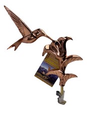 8807PR Hummingbird Cottage Weathervane, Polis...