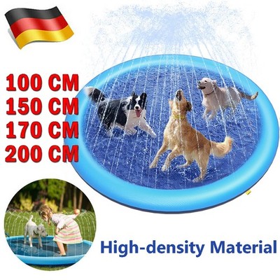 Splash Pad Kinder Wasserspielmatte Sprinkler Wasser Spielmatte Garten Sommer