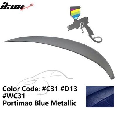 Fits 11-17 BMW F10 5-Series Trunk Spoiler Performance Style Rear Wing #C31 Blue