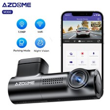 AZDOME 0.96" 1296P Dashcam WiFi 24H Parkmodus 1080P Nachtsicht G-Sensor Auto DVR