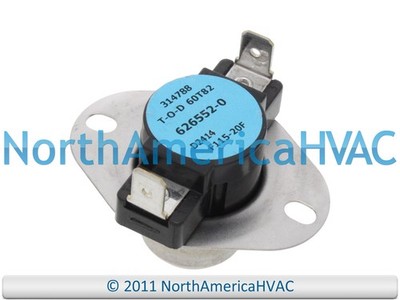OEM Nordyne Intertherm Miller Furnace Disc Limit Switch Replaces