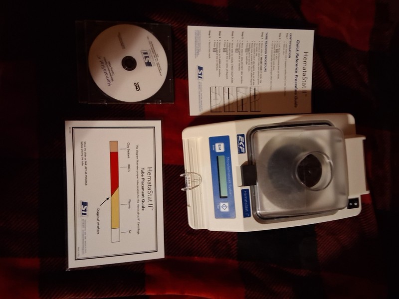 EKF Diagnostics HemataStat II Hematocrit Analyzer Centrifuge 100-100 Digital