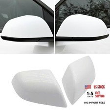 Tesla Model 3 Rearview Mirror Cover Cap - Left  Right Side - White
