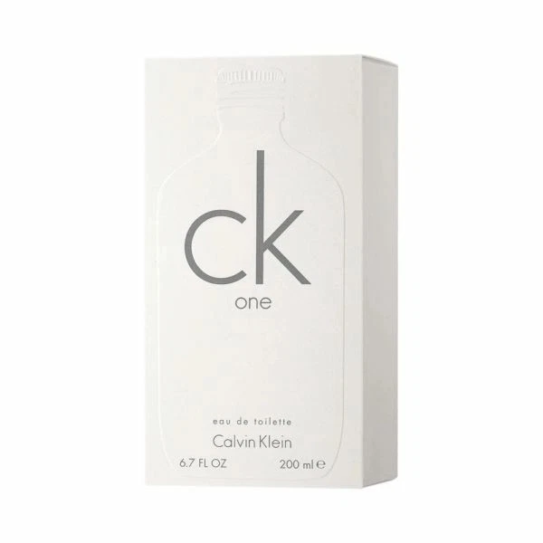 Calvin Klein CK One Eau De Toilette 200 ml Profumo Uomo Originale EDT Spray Vapo - Imagen 3 de 4